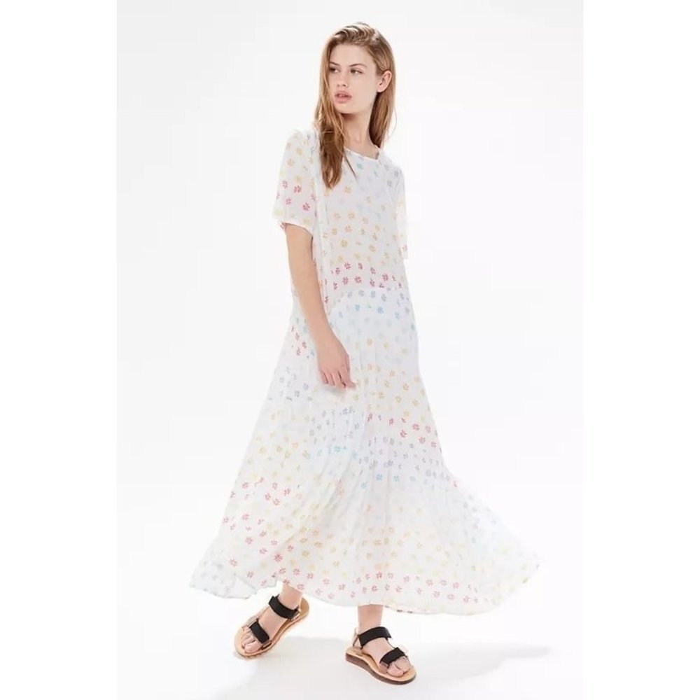 Urban Outfitters UO Posy Tiered Ruffle Maxi Dress Size XS / Small
